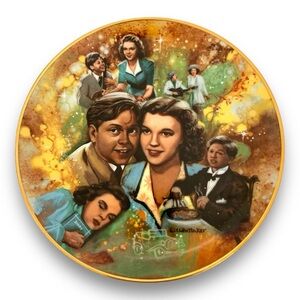 Mickey Rooney Judy Garland Collector Plate The Golden Age Of Cinema MGM